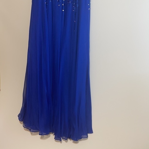 Prom,Wedding Guest ,Dress ,Royal Blue,Lace Overlay,Size 4 - Picture 9 of 9